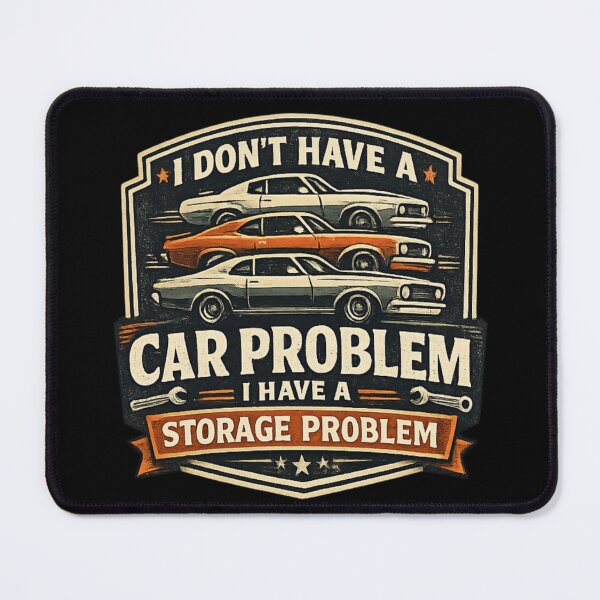 Item preview, I Don’t Have a Car Problem I Have a Storage Problem – Classic Car Enthusiast Design designed and sold by Tomasz Siennicki.