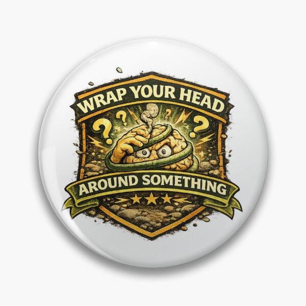 Item preview, Wrap your head around something designed and sold by Throwing-Corn.
