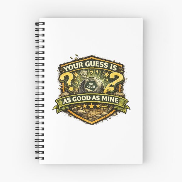 Item preview, Your guess is as good as mine designed and sold by Throwing-Corn.