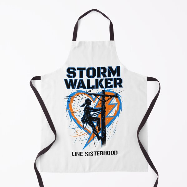 Item preview, Storm Walker Female Lineworker - Women in Trades Electrician Gift designed and sold by Luminari Creations.