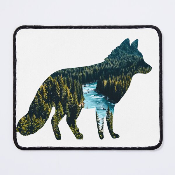 Item preview, Fox Silhouette – Forest River Landscape designed and sold by Printerraworks.