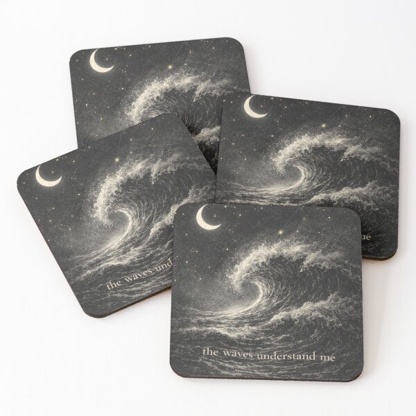 Item preview, The Waves Understand Me designed and sold by ByKubraArt.