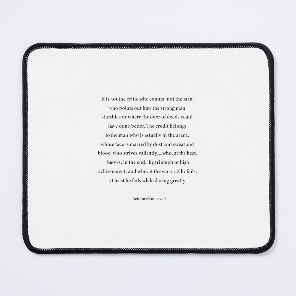 Item preview, It is not the critic who counts designed and sold by corbrand.