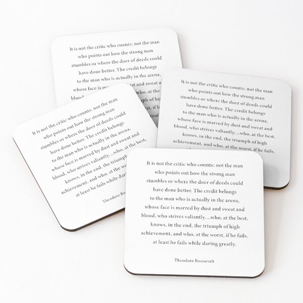 Item preview, It is not the critic who counts designed and sold by corbrand.
