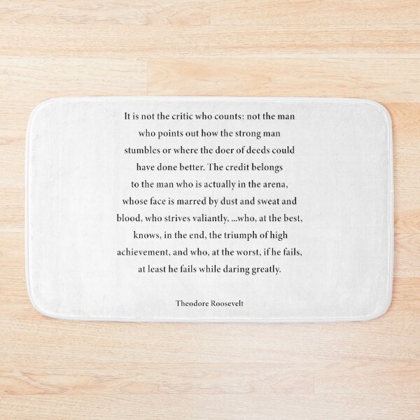 Item preview, It is not the critic who counts designed and sold by corbrand.