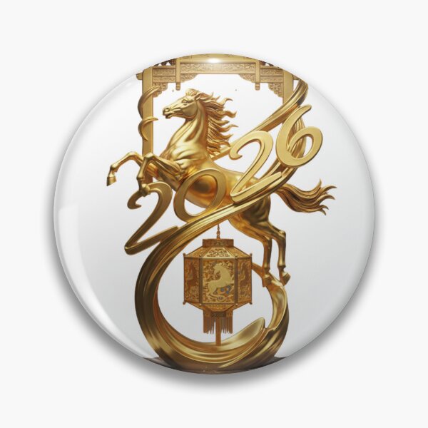 Item preview, YEAR OF THE HORSE - GOLD designed and sold by CraftsMeDesign.