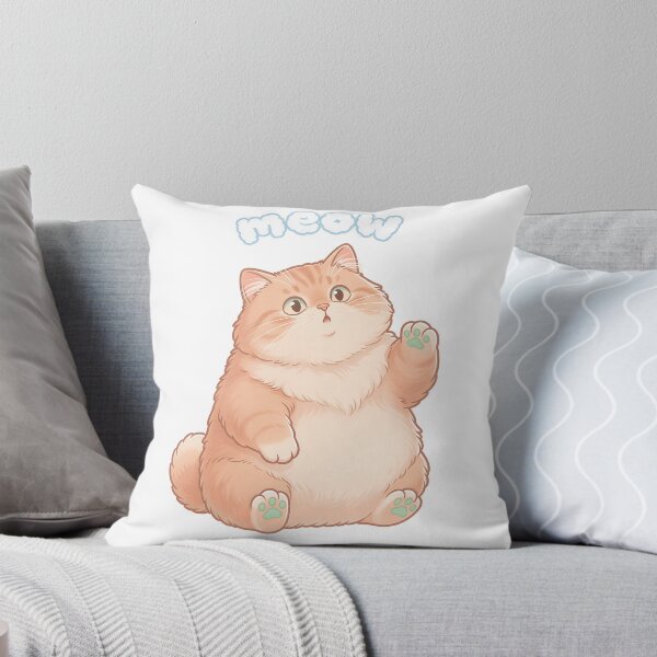 Artikelvorschau, Miau, dicke, süße Katze entworfen und verkauft von creator-Ra.