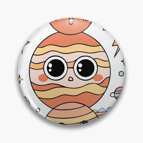 Item preview, Cute Solar System Chart: Kawaii Planets with Names | Fun Astronomy Art for Kids & Classrooms designed and sold by CHRONIN.