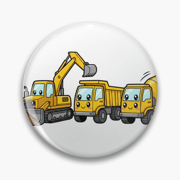 Item preview, Cute Construction Team Cartoon designed and sold by 4AGift.