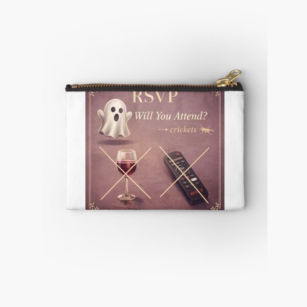 Item preview, “Will You Attend? → Crickets” – Fancy Ghosted RSVP Invite designed and sold by Artist Bishhnu Banerji.