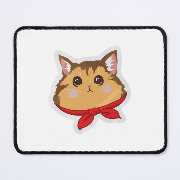 Item preview, Cute Orange Cat with Red Scarf designed and sold by xtehuip.