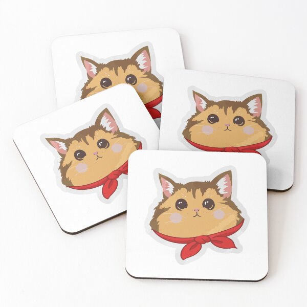 Item preview, Cute Orange Cat with Red Scarf designed and sold by xtehuip.