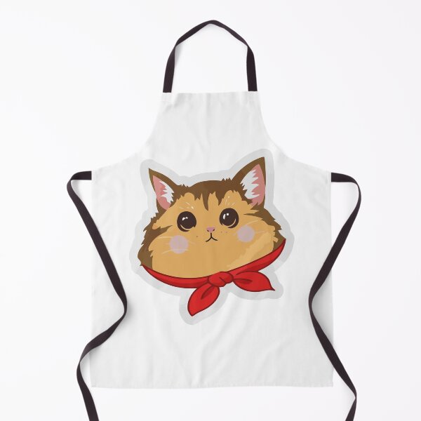 Item preview, Cute Orange Cat with Red Scarf designed and sold by xtehuip.