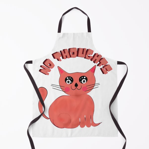 Item preview, No Thoughts Just Meow | Funny Cute Cat Meme designed and sold by HopeAndHustle.