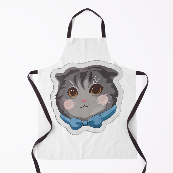 Item preview, Scottish Fold Cat with Bow Tie – Cute Kawaii Kitty designed and sold by xtehuip.