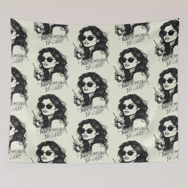 Item preview, Happily single, cheers to me, too single to care. designed and sold by LiskoDesign.