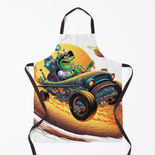 Item preview, Alien Hot Rod Racer designed and sold by Sillytoe.