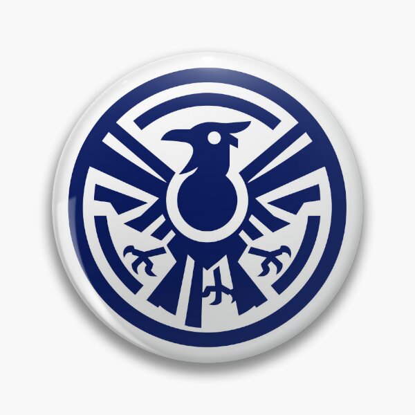 Item preview, Letter Y Monogram - Yatagarasu Crow Samurai Crest (Navy Blue) designed and sold by ZenCircle.