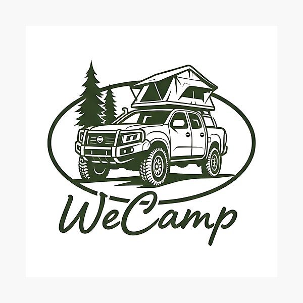 Item preview, We Camp designed and sold by MrDomStore.