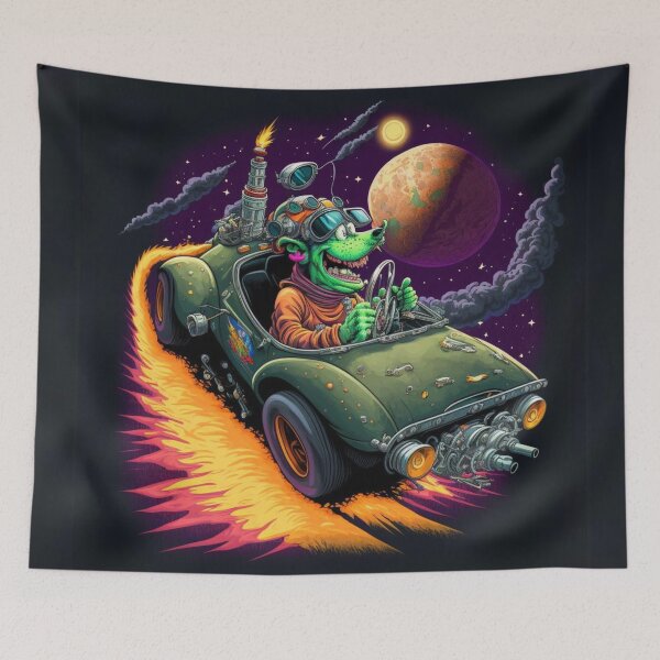 Item preview, Galactic Speed Demon Racer designed and sold by Sillytoe.