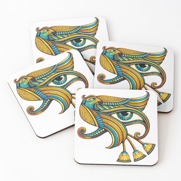 Item preview, Sacred Eye of Horus: Ancient Egyptian Falcon Deity Art | Ancient Egypt Art designed and sold by GulfSignature.