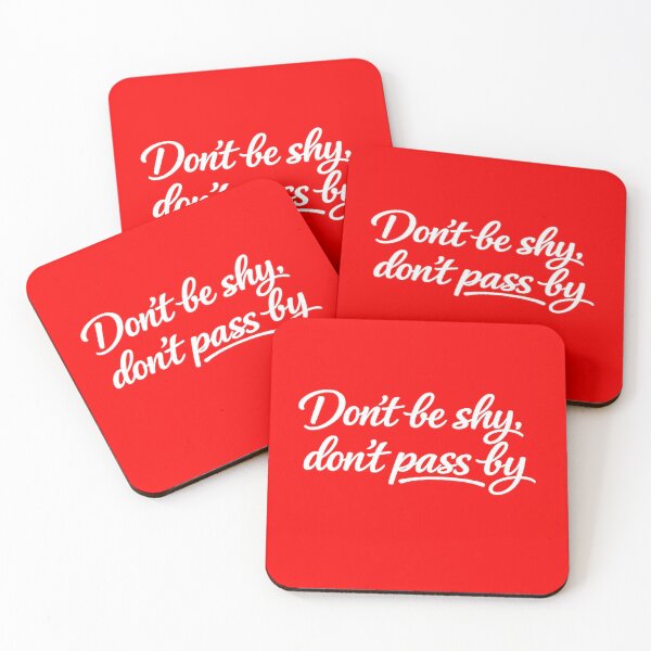 Item preview, Don't be shy, don't pass by (Red) designed and sold by Derdeusz.