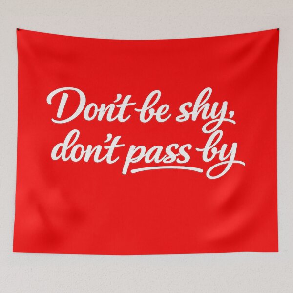 Item preview, Don't be shy, don't pass by (Red) designed and sold by Derdeusz.