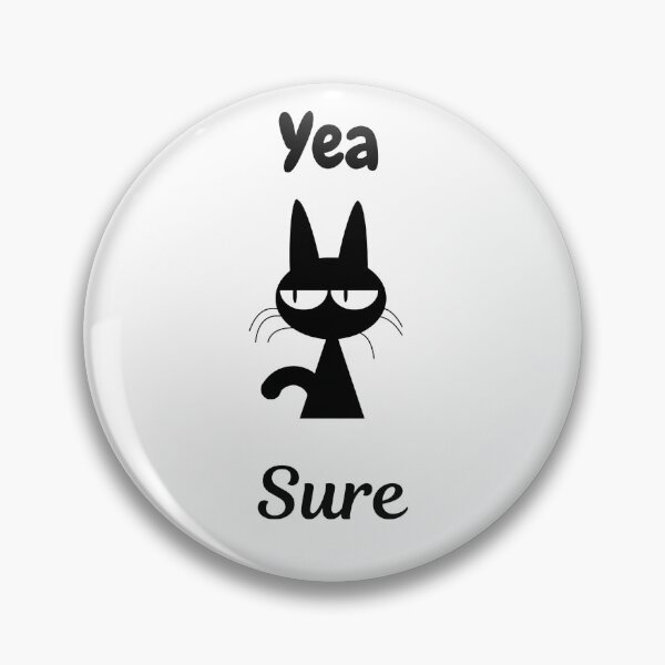 Item preview, sarcastic cat designed and sold by Rmuhi.