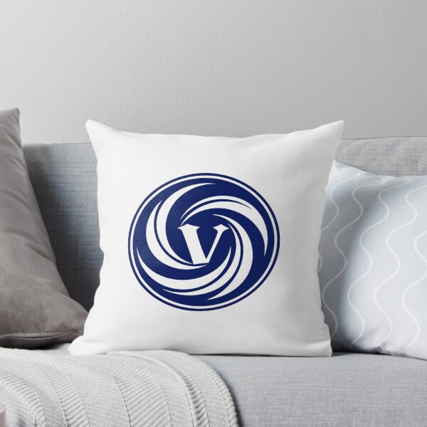 Item preview, Letter V Monogram - Vortex Samurai Crest (Navy Blue) designed and sold by ZenCircle.