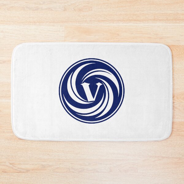 Item preview, Letter V Monogram - Vortex Samurai Crest (Navy Blue) designed and sold by ZenCircle.