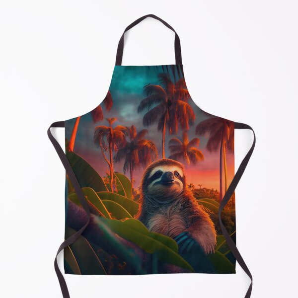 Item preview, Sunset Jungle Sloth designed and sold by Sillytoe.