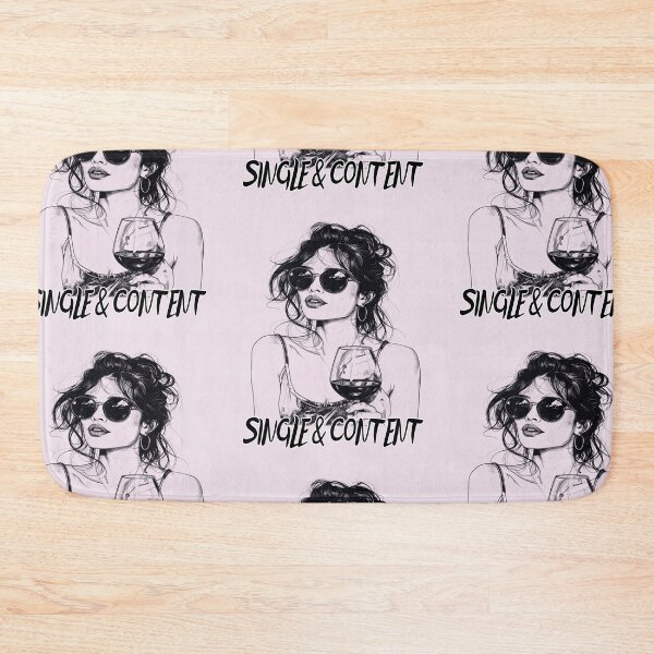 Item preview, Happily single, pure self-love designed and sold by LiskoDesign.