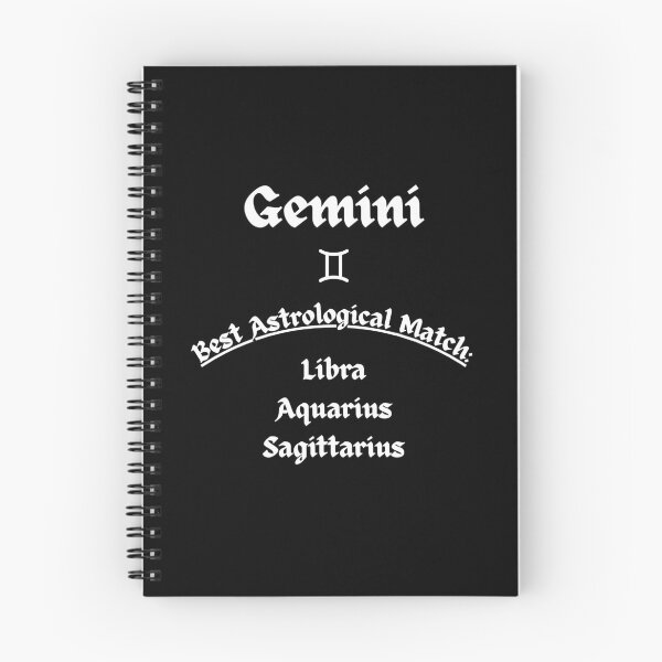 Item preview, Gemini Best Astrological Match – Libra, Aquarius & Sagittarius Gothic Design designed and sold by MOKRONOS.