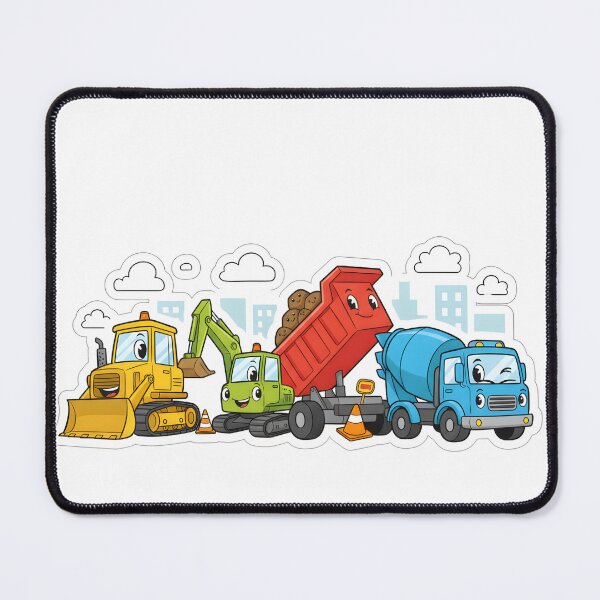 Item preview, Cute Construction Team Cartoon designed and sold by 4AGift.
