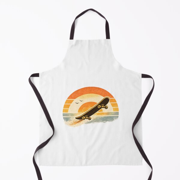 Item preview, Retro Skateboard Silhouette – 70s Sunset Design designed and sold by Sunset Syndicate.
