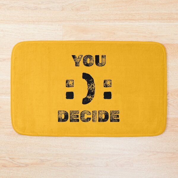 Item preview, Inspirational Motivation quote You Decide Face Emoji designed and sold by Artycom.