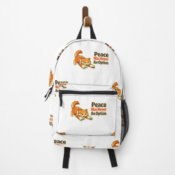 Item preview, Peace Was Never An Option – Angry Cat Vet Clinic Humor Design designed and sold by Bettybee00.