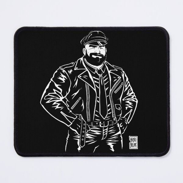 Item preview, Jim Likes Leather Bikers (Detail) designed and sold by bobobear.