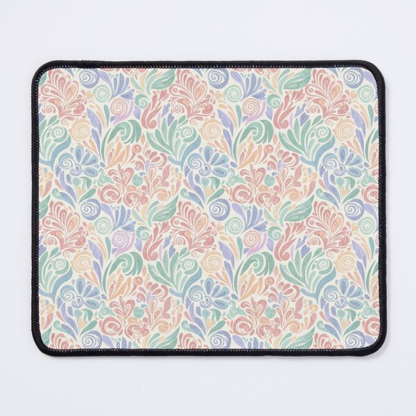 Item preview, Pastel Floral Seamless Pattern – Vintage Swirl Leaves designed and sold by FashioonTrends.