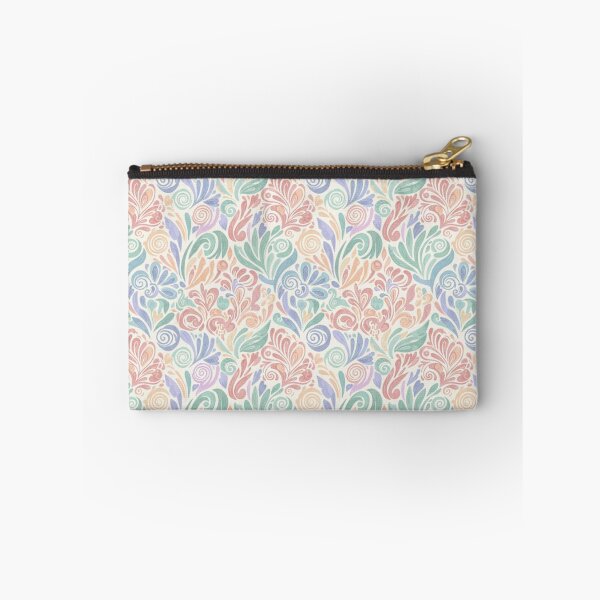 Item preview, Pastel Floral Seamless Pattern – Vintage Swirl Leaves designed and sold by FashioonTrends.