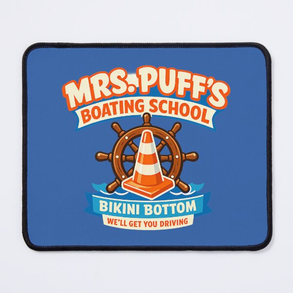 Item preview, Mrs Puffs Boating School Retro Nautical designed and sold by agearb.