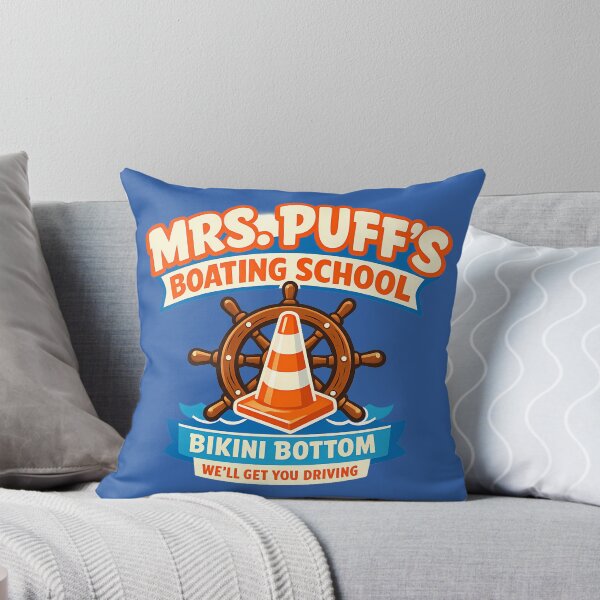 Item preview, Mrs Puffs Boating School Retro Nautical designed and sold by agearb.