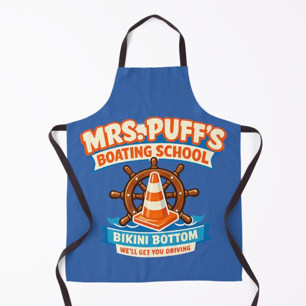 Item preview, Mrs Puffs Boating School Retro Nautical designed and sold by agearb.