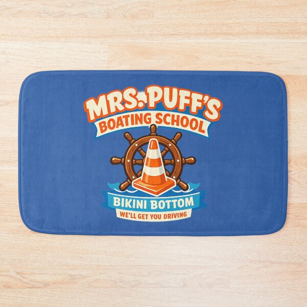 Item preview, Mrs Puffs Boating School Retro Nautical designed and sold by agearb.