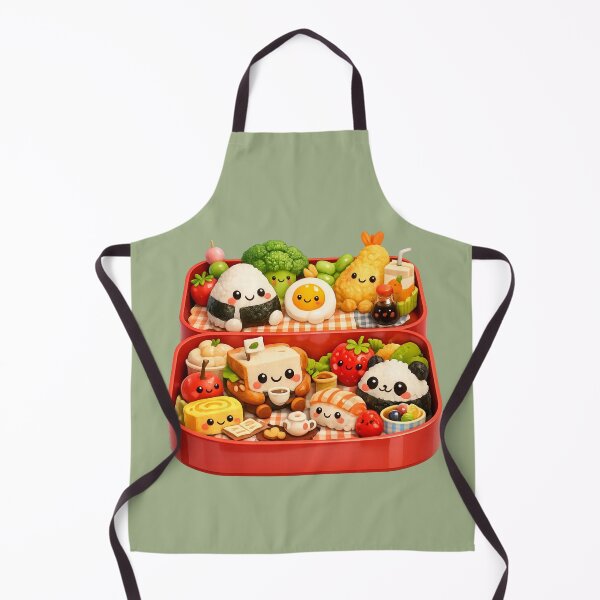 Item preview, Cute Bento Box Picnic | Kawaii Food Friends Family Art designed and sold by Moons Studio.