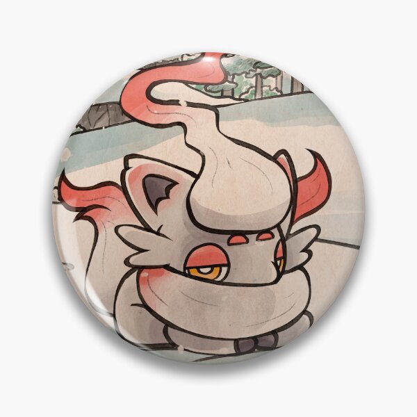 Item preview, The White Fox Kitsune in a japanese traditional style designed and sold by AkageSensei.