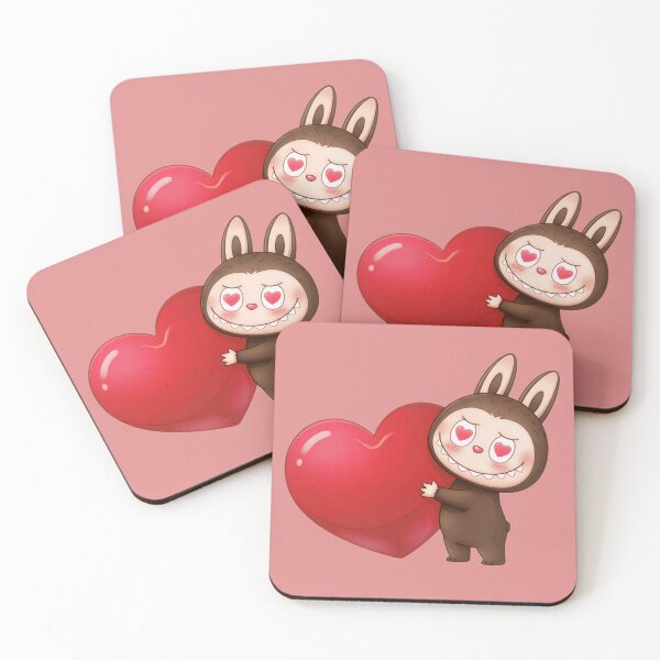 Item preview, Labubu love heart Valentine's day designed and sold by Planet Utoppia.