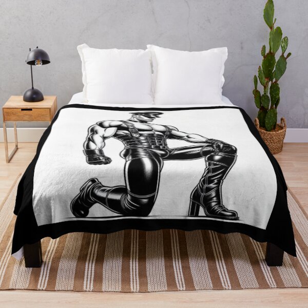 Item preview, Gay Leather Daddy Pride Defiant Currency Black & White Tom of Finland Tribute Gay Pride Graphic Design designed and sold by ItsAKinkThing.