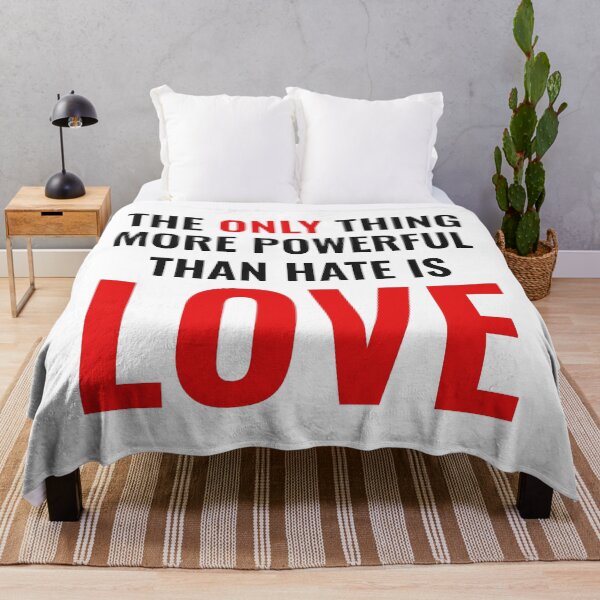 Item preview, The only thing more powerful than hate is love designed and sold by CHERRY--SHOP.