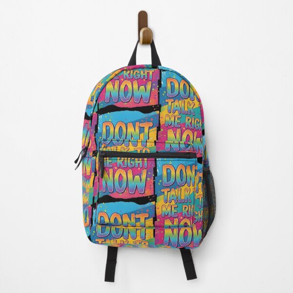 Item preview, Dont Talk To Me Right Now Rainbow Pop Art Typography designed and sold by DrukNaStyl.